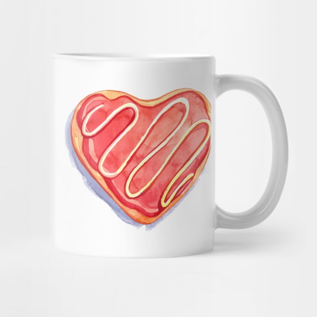 Heart Donuts by MelissaJoyCreative